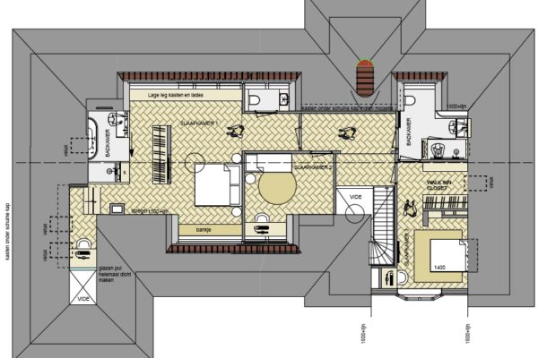 plattegrond 1e 2